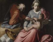 科内利 凡 哈勒姆 : The Holy Family